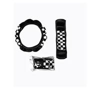 Funda Volante Coche Protector De Cubierta Volante Coche Decoración Universal Felpa para Embellecedor 36-38cm(marrón)