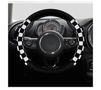 Funda Volante Coche Protector para Volante de Coche, Accesorios Interiores para Mini Cooper S R56 R50 F56 R53 F55 para JCW R60 R55 R52 R57 R58 R59 F57 R61 para Clubman Cubierta de Volante (Color : WH