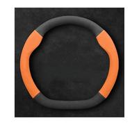 Funda Volante Coche Transpirable Antideslizante para Tesla para Modelo 3 para Modelo Y para Modelo S para Modelo X Roadster Volante Coche(Type D Orange)