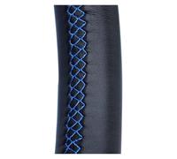 Funda Volante Coche Transpirable Antideslizante Protector Cuero Genuino para Volante Coche, para Toyota para Highlander 2008-2012 2013 2014 para Camry 2007 2008 2009 2011(Azul)