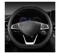 Funda Volante Coche Transpirable Antideslizante Protector Cuero Microfibra para Volante Coche Forma D 38cm para Mercedes para Benz para AMG AC CLA E GLA GLC GLE SB CLS Class(6 D Shape)
