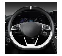 Funda Volante Coche Transpirable Antideslizante Protector Cuero Microfibra para Volante Coche Forma D 38cm para Mercedes para Benz para AMG AC CLA E GLA GLC GLE SB CLS Class(1 D Shape)