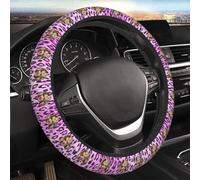 Funda Volante Coche Universal Antideslizante Personalizada Steering Wheel Cover Cubre 38cm Personalizado Diseña tu Foto del Rostro Accesorios Coche Interior Capa Volante del a Cuatro Estaciones