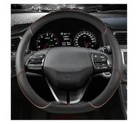 Funda Volante D Car para I40 I30 I20 Ix35 Ix25 para Tucson para Accent para Elantra para Santa Fe para Creta para Solaris Cubierta Volante(Marrón D)