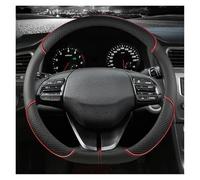 Funda Volante D Car para I40 I30 I20 Ix35 Ix25 para Tucson para Accent para Elantra para Santa Fe para Creta para Solaris Protector Volante(Rojo D)