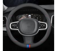 Funda Volante de Coche para BMW 3 Series Touring 6 F31 I 2012-2015, Suave Transpirable Microfibra Cuero Suave Cubre Volante Interior Accesorios,圆型