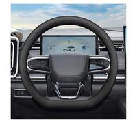 Funda Volante De Coche para Chery para Jaecoo 7 para Tiggo 2 3 4 8 para La Serie Protector Cuero Volante Coche Verano Auto(Black)