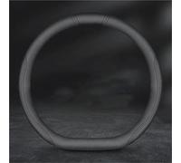 Funda Volante Fibra Carbono Cuero Antideslizante 38cm para Citroen C1 C2 para C3 para C4 para C5 C6 C4L para Berlingo para Picasso Sega Elysee Funda Volante Coche(D Style A Black)