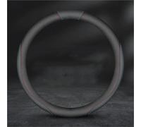 Funda Volante Fibra Carbono Cuero Antideslizante 38cm para Citroen C1 C2 para C3 para C4 para C5 C6 C4L para Berlingo para Picasso Sega Elysee Funda Volante Coche(O Style B Black)