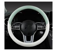 Funda Volante Funda Universal para Volante de Coche de 15 Pulgadas, de Piel Perforada, cálida en Invierno y Fresca en Verano Cubierta de Volante(Green)