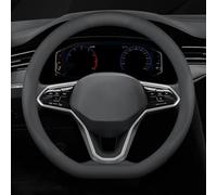 Funda Volante para Audi A5 Coupe 2door B8 2007-2016, Cubierta de Cuero Antideslizante y Transpirable Diseño Específico Fácil Instalación,D-Shape-Black