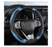 Funda Volante para Coche Funda para Volante Coche 37-38 Cm 15" para Accord Amaze para Brio para City Grace para Fit para Jazz para Insight Inspire Legend(Azul)