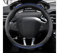 Funda Volante para Ford Mustang 2011-2014, Funda Volante de Cuero de Microfibra Antideslizante Estilo Deportivo Accesorios Coches,C