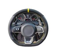 Funda Volante para VW para Golf R para MK7 para Golf 7 para GTI para Polo para Scirocco 2015 2016 Funda para Volante De Coche Cubierta Volante(Style 12)