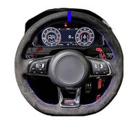 Funda Volante para VW para Golf R para MK7 para Golf 7 para GTI para Polo para Scirocco 2015 2016 Funda para Volante De Coche Cubierta Volante(Style 4)