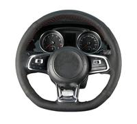Funda Volante para VW para Golf R para MK7 para Golf 7 para GTI para Polo para Scirocco 2015 2016 Funda para Volante De Coche Cubierta Volante(Style 16)