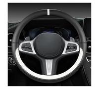 Funda Volante Protector Cuero Microfibra para Volante Coche, 38cm, para X1 X2 X3 X4 F06 F10 F15 F16 F20 F21 F25 F26 F30 F32 F80 F82 Volantes