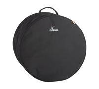 Funda XDrum para Bombo Grande, acolchada, negra, 22 x 12 pulgadas | Fibra sintética impermeable, resistente a desgarros, acolchado generoso, cremallera robusta, asa de transporte, negro