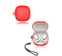Funda Xiaomi OpenWear Stereo Pro Auriculares yystao Funda Suave Silicona Compatible con Xiaomi OpenWear Stereo Pro con Correa para el Cuello a Prueba de Polvo a Prueba de Golpes y Duradero, Rojo