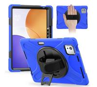 Funda Xiaomi Pad 7S Pro 12.5" 2025 & Xiaomi Pad 6S Pro 12.4" 2024, Híbrido Tres Capas Funda Carcasa Protector con Correa de Mano, 360 Rotación Kickstand para Xiaomi Pad 7S Pro 12.5" 2025