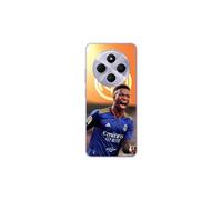 Funda Xiaomi Redmi 14C Vini JR Fondo Real Madrid Azul y amarillo Maniacase