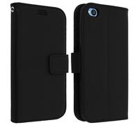 Funda Xiaomi Redmi Ir Caso Lámina Cartera Flexible Touch Soporte de Vídeo Negro