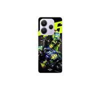Funda - Xiaomi - Redmi Note 14 5G - Logo de Valentino Rossi - Flexible - Negro