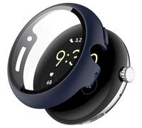Funda XiHAMA compatible con Google Pixel Watch4 (41 mm/45 mm) + protector de pantalla de cristal templado