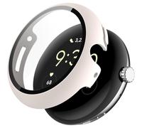 Funda XiHAMA compatible con Google Pixel Watch4 (41 mm/45 mm) + protector de pantalla de cristal templado