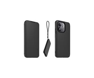 Funda y estuche para teléfono móvil Made For Xiaomi folio con correa desmontable Negro para Xiaomi Redmi Note 17 4G y 5G