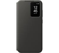 Funda y estuche para teléfono móvil Samsung Etui Smart View con porte-c tarjeta para Galaxy S24 FE - Negro