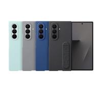 Funda y estuche para teléfono móvil Samsung Pack de silicona negra y film para Galaxy Z Fold 7