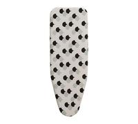 Funda y relleno para tabla de planchar - Alfombra de algodón de 5 mm de grosor | Película resistente al calor y a las manchas con borde elástico para tablas estándar, apartamentos, dormitorios, hotel