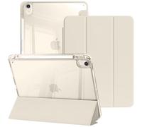 Funda YeaQuelior para iPad Air 13 Pulgadas M3 2025/M2 2024, Híbrida Delgada Antichoque con Carcasa Trasera Transparente y Soporte para Lápiz, Estrella