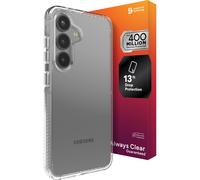 Funda ZAGG Crystal Palace para Samsung Galaxy S25 - Transparente, 13ft Protección, Slim, Antiamarillamiento