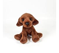 FUNDACIÓN BOCALAN - Peluche Labrador Chocolate Sentado 12 cm - + 0 Meses (DeQube 939D00254)