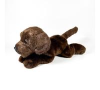 FUNDACIÓN BOCALAN - Peluche Labrador Chocolate Tumbado 25cm - + 0 Meses (DeQube 939D00284)