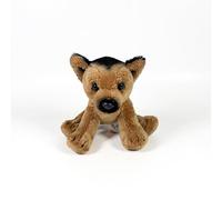 FUNDACIÓN BOCALAN - Peluche Pastor Alemán Sentado 12cm - + 0 Meses (DeQube 939D00255)