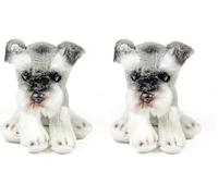 FUNDACIÓN BOCALAN - Peluche Schnauzer Sentado 12cm - + 0 Meses (DeQube 939D00257) (Paquete de 2)