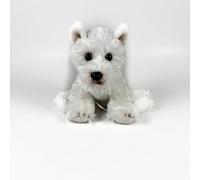 FUNDACIÓN BOCALAN - Peluche Westie Terrier Blanco Sentado 12 cm - + 0 Meses (DeQube 939D00260)
