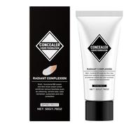 Fundación de Líquidos de corrector, Fundación Líquida Hidratante, 1.76 oz White tone tono de piel Color de cambio de color, Maquillaje de base de líquido hidratante multifuncional, SPF 50+ Sunspreen B