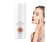 Fundación mate para piel seca, fundamento de maquillaje Cobertura completa,Fundación Face Makeup Liquid Base | Cobertura completa de acabado mate, corrector de larga duración para el control del aceit