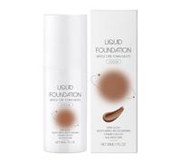 Fundación mate para piel seca, fundamento de maquillaje Cobertura completa - Fundación hidratante maquillaje facial,Cobertura completa de acabado mate, corrector de larga duración para el control del