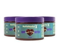 Fundación Rafa Nadal Crema Hope de Almendras y Cacao 750 gr nut&me | 55% Almendra | 100% Natural | Fuente de Proteina | Alto en Fibras | Sin lactosa | Vegano | Pack 3 x 250gr