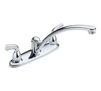 Fundaciones Delta B2310LF dos mango grifo de la cocina, cromado
