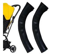 fundade cuero PU para asa de cochecito - Protector de reposabrazos suave para cochecitos, sillas de paseo y cochecitos | Envoltura de agarre Universal resistente al polvo con amortiguación cómoda, te
