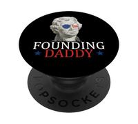Fundador Daddy Thomas Jefferson 4 de Julio PopSockets PopGrip Adhesivo