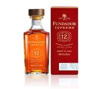 Fundador Supremo 12 - Brandy de Jerez Solera Gran Reserva Bebida Espirituosa 40% Volumen de Alcohol - 70 cl