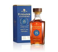 Fundador Supremo 15 - Brandy de Jerez Solera Gran Reserva Bebida Espirituosa 40% Volumen de Alcohol - 70 cl