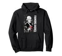 Fundadores Daddies Thomas Jefferson Red Solo Cup 4 de Julio Sudadera con Capucha